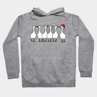 Christmas Six Geese A-Laying Hoodie